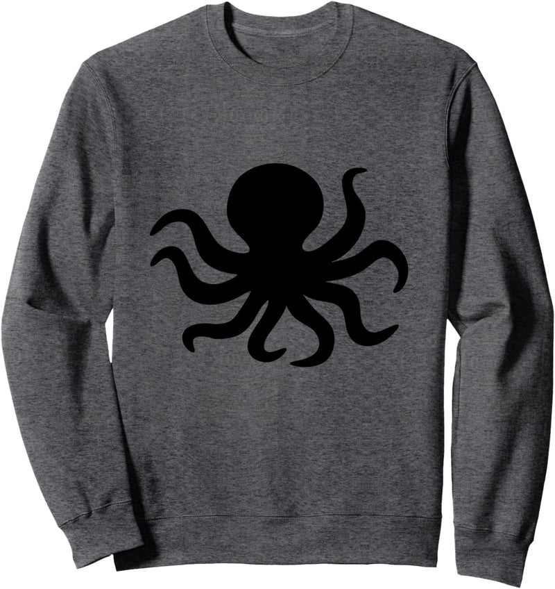 Oktopus-Silhouette Sweatshirt