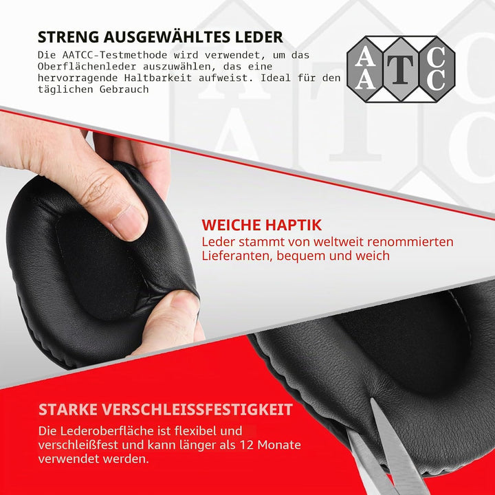 Premium Ohrpolster Ersatz für Bose Kopfhörer Ohrpolster kompatibel mit Bose QuietComfort 35 II / QC3