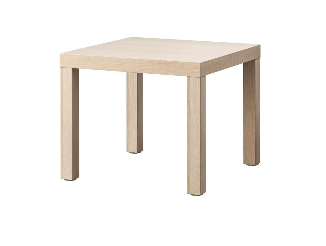 IKEA Lack Beistelltisch 55x55 cm in weiss gebeizter Eichenoptik