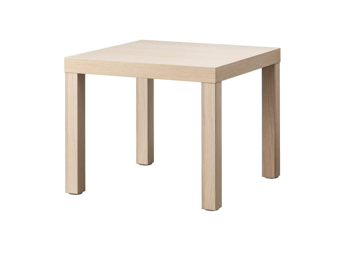 IKEA Lack Beistelltisch 55x55 cm in weiss gebeizter Eichenoptik
