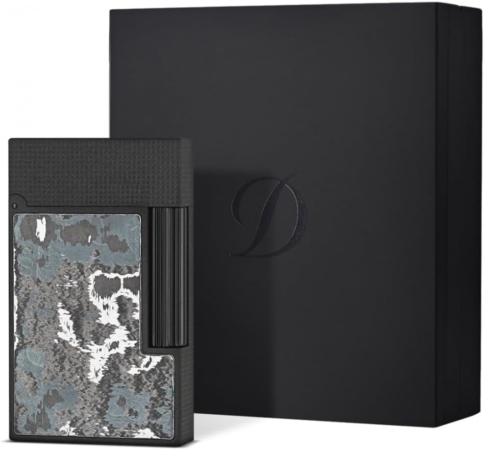 ST Dupont Ligne 2 Carbon Feuerzeug Dark Storm