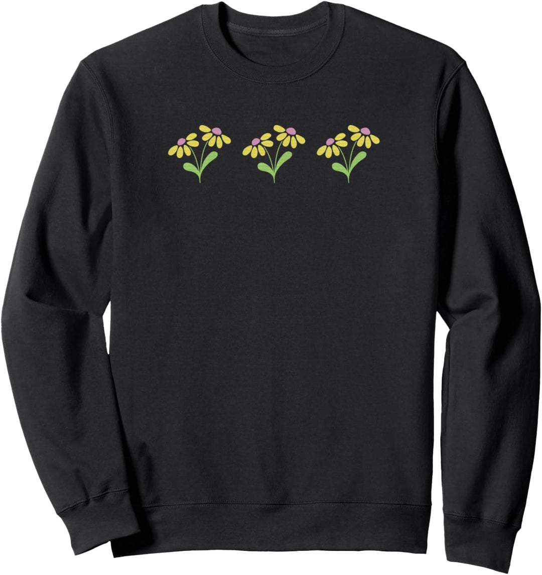 Fifth Sun Flower Trio Portrait Sweatshirt
