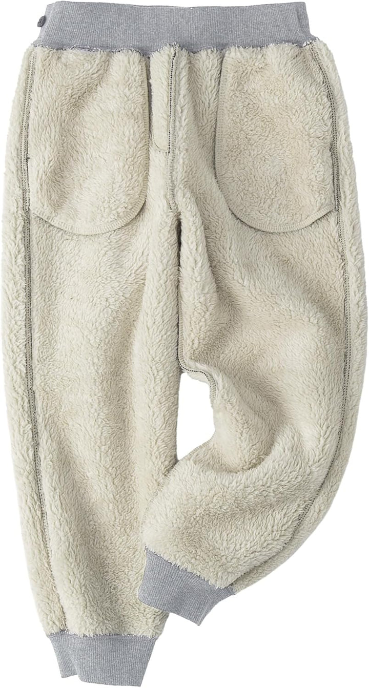 Happy Cherry Jungen Winterhose aus Fleece Futter Kinder Warm Baumwolle Hose Verdickte Sport Outdoorh