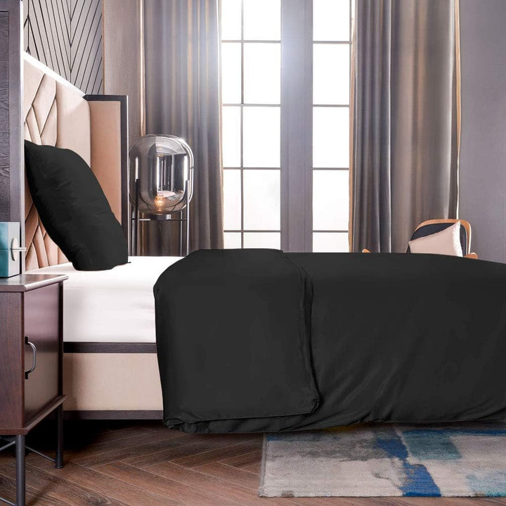 THXSILK Seidenbettwäsche Set 2 teilig, Bettbezug 135 x 200 cm und 80 x 80 cm Kissenbezug, Hypoallerg