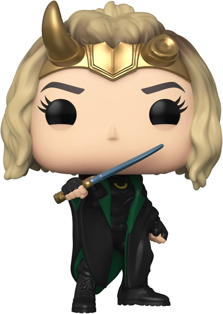 Funko Pop! Marvel: Loki - Sylvie mit Cape - Vinyl-Sammelfigur - Geschenkidee - Offizielle Handelswar