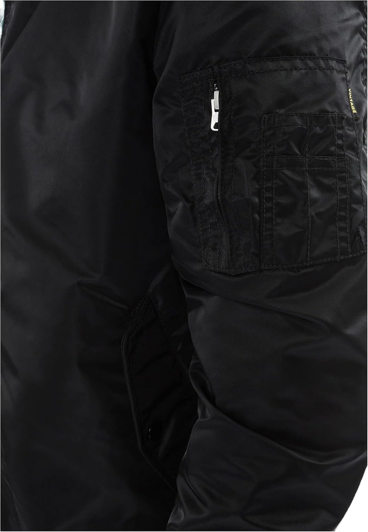 Vintage Industries Welder MA1 Jacke, schwarz, XL XL Schwarz, XL Schwarz