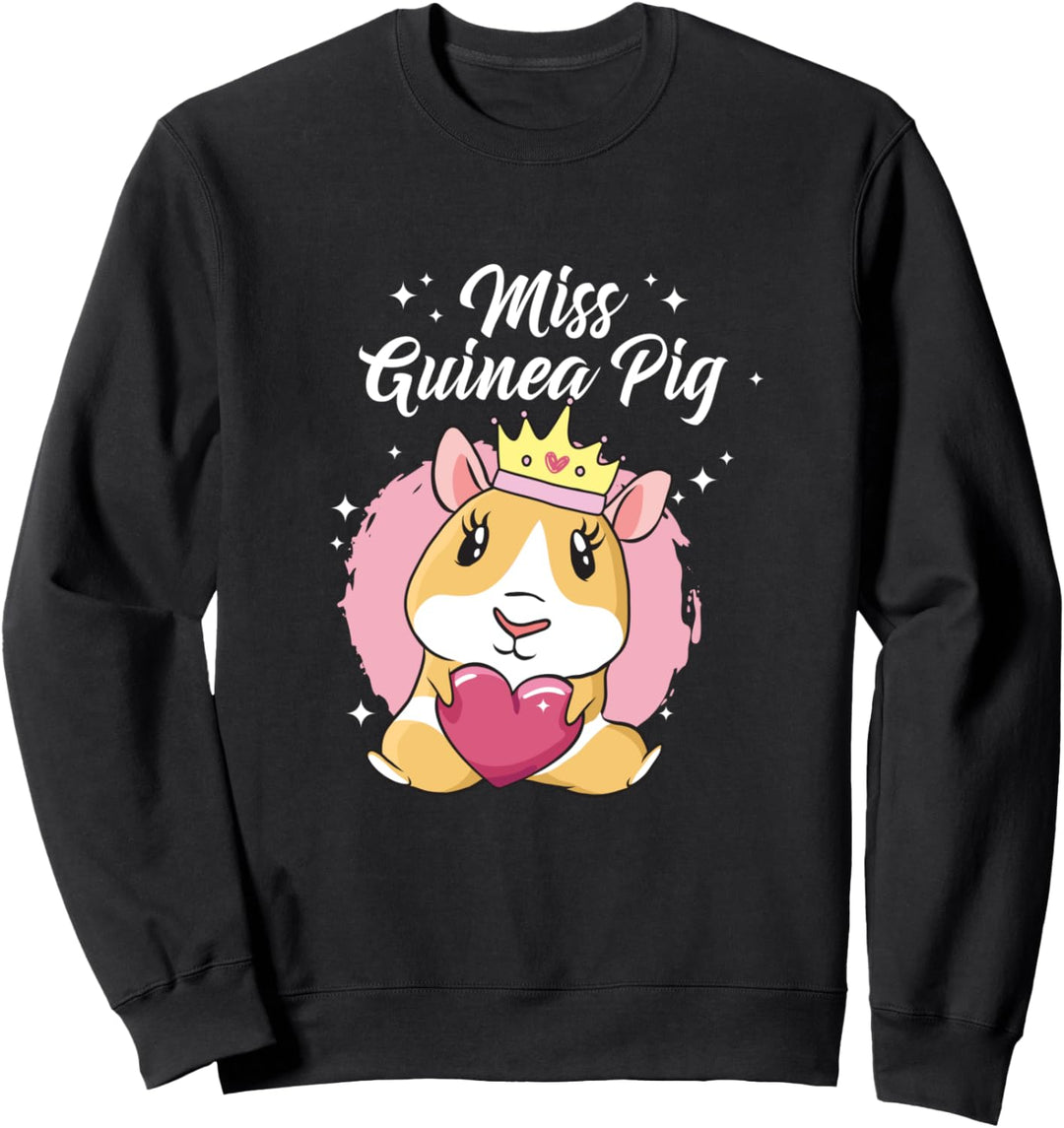 Miss Meerschweinchen Ladies Girls Meerschweinchen Sweatshirt