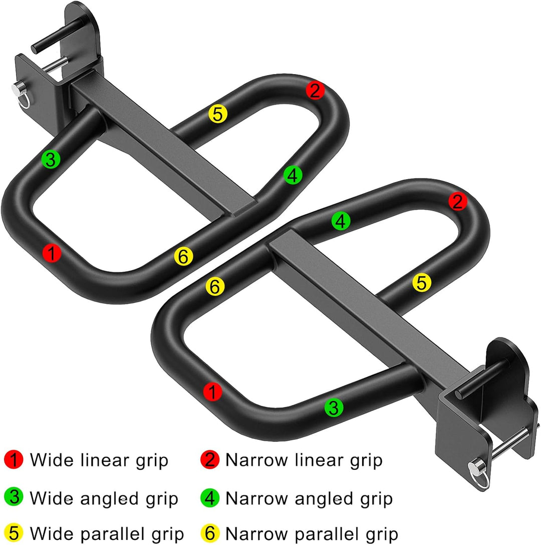 SELEWARE Multi Grip Dip-Stangenaufsatz für 2 x 2 oder 3 x 3 Zoll mit 1 oder 5/8 Zoll Loch Power Rack