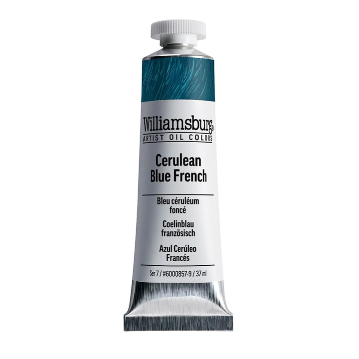 Williamsburg - Handgemachte Oelfarbe - 37 ml - Coelinblau Franzoesisch 37 ml Tube Himmelblau Französ