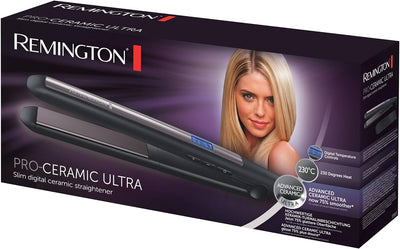 Remington Glätteisen Pro-Ceramic Ultra (hochwertige Ultra-Keramikbeschichtung) LCD-Display, 150-230°