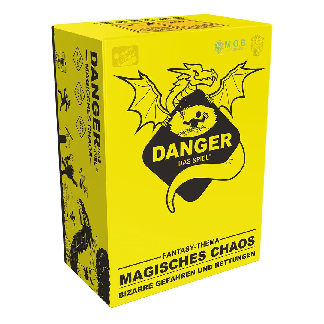 Ottavio, Danger: Das Spiel – Magisches Chaos, DE-Version, Familienspiel für 3-6 Spieler ab 12 Jahren