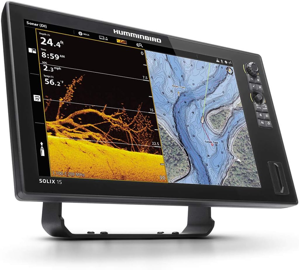 HUMMINBIRD Unisex-Adult NS-770 SOLIX 15 Chirp MEGA SI+ G3, Black, Standard