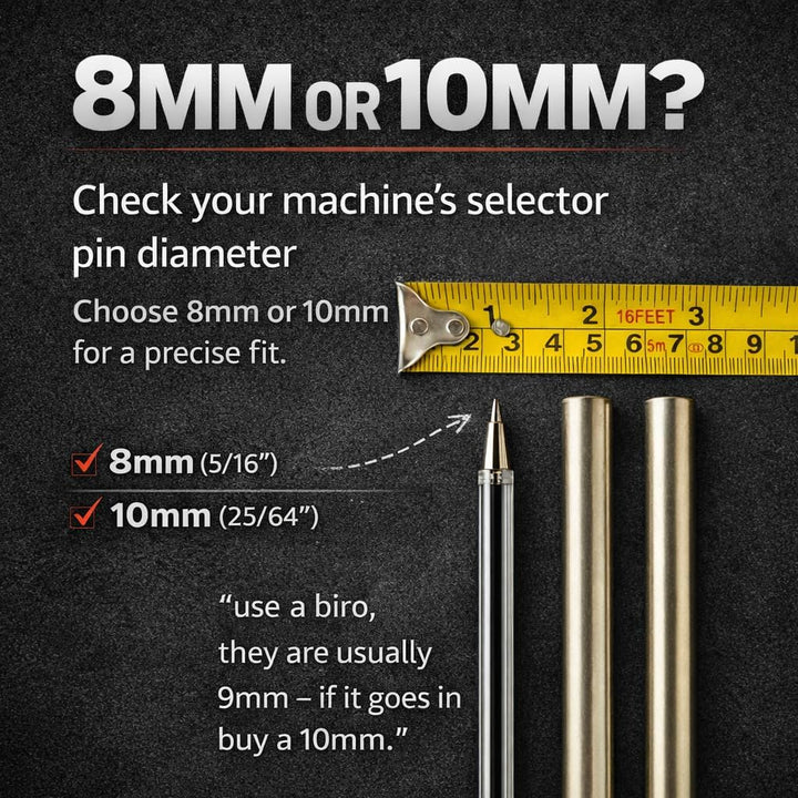 10 mm, Original, 5,1 cm, GymPin Raw
