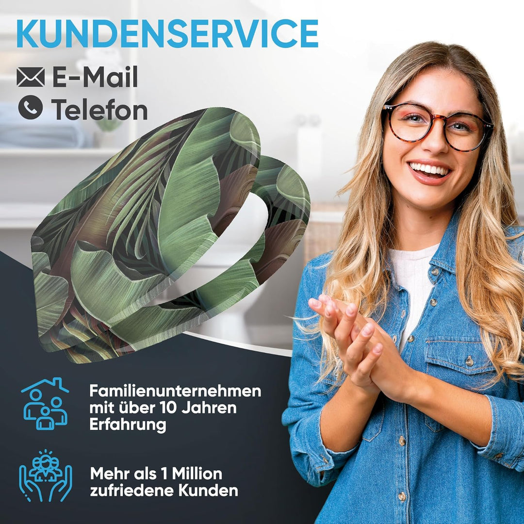 Sanilo WC Sitz mit Absenkautomatik & Schnellverschluss, Toilettendeckel per Knopfdruck abnehmbar, ei