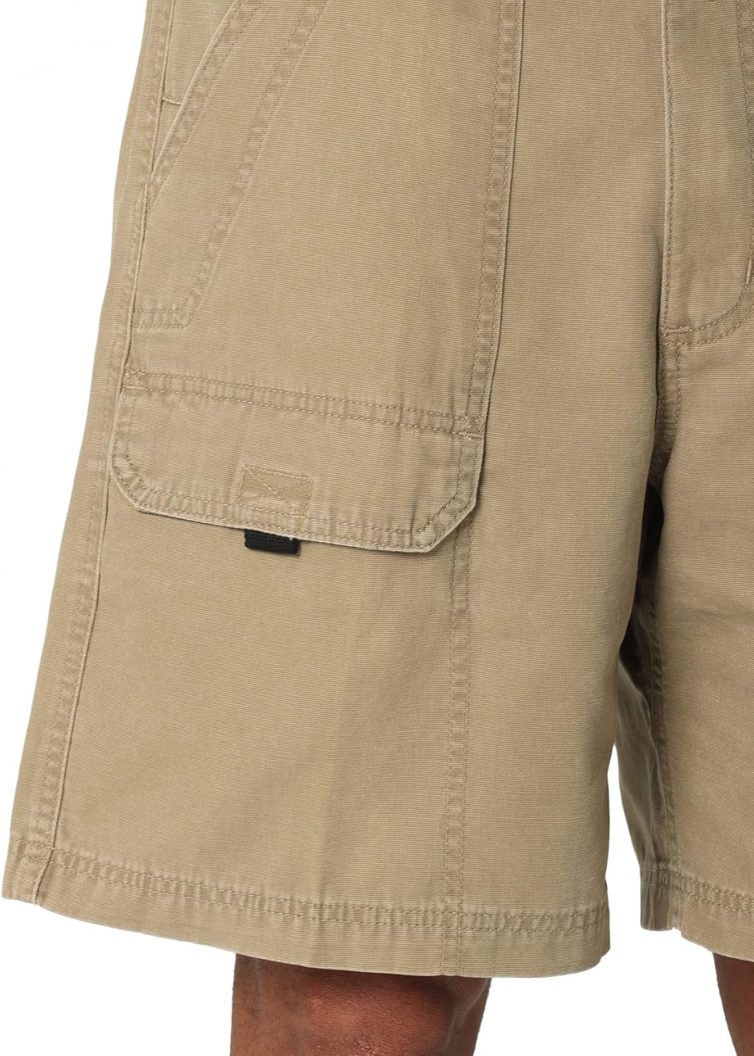Wrangler Authentics Mens Canvas Utility Hiker Short, Nutmeg
