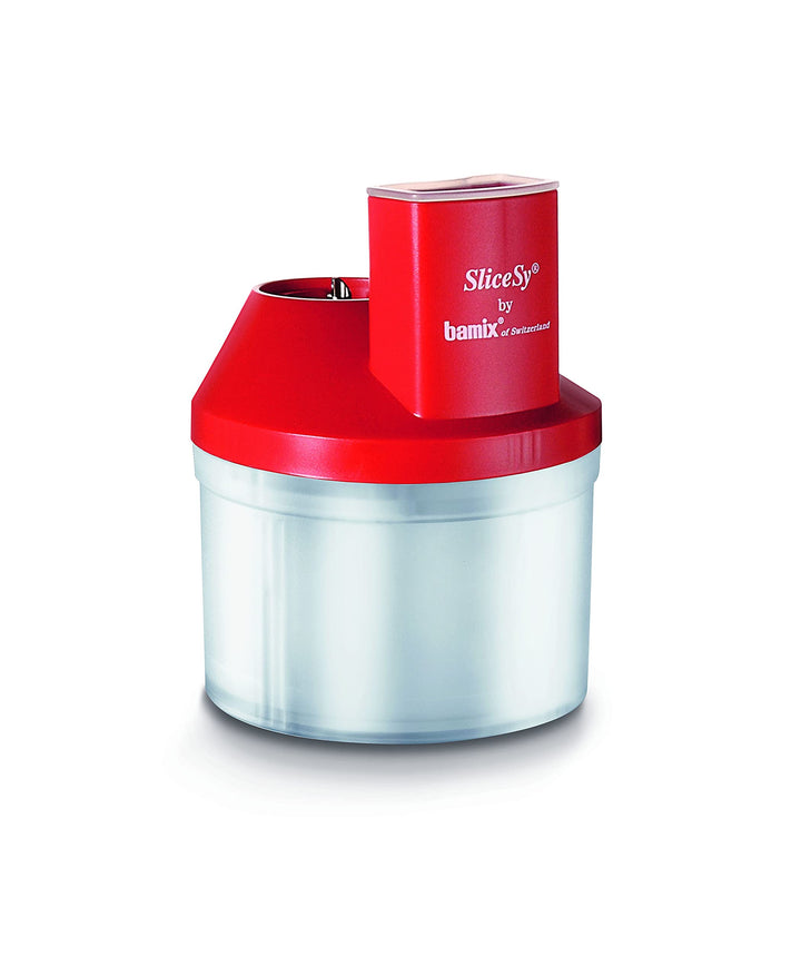 bamix Zubehör SliceSy für alle bamix Stabmixer ab 180 Watt, inkl. 5 Scheiben, Küchenmaschine multifu