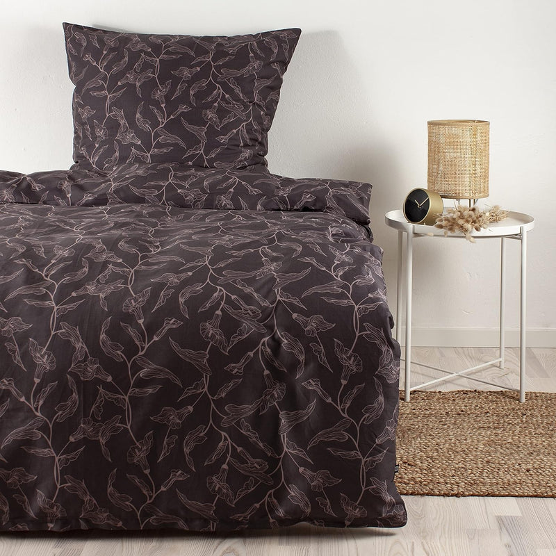 Arctic Bettwäsche 135x200 Satin I Bettbezug aus 100% Baumwolle mit Oeko-Tex Standard 100 I Bettzeug