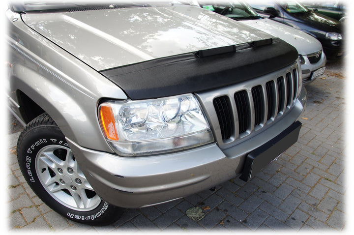 AB-00100 AUTO-BRA kompatibel mit Jeep Grand Cherokee Bj. 1999-2004 Haubenbra Steinschlagschutz Tunin