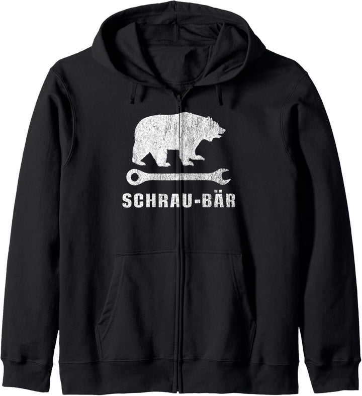 Schraubär Mechatroniker KFZ Mechaniker Schrauber Geschenk Kapuzenjacke