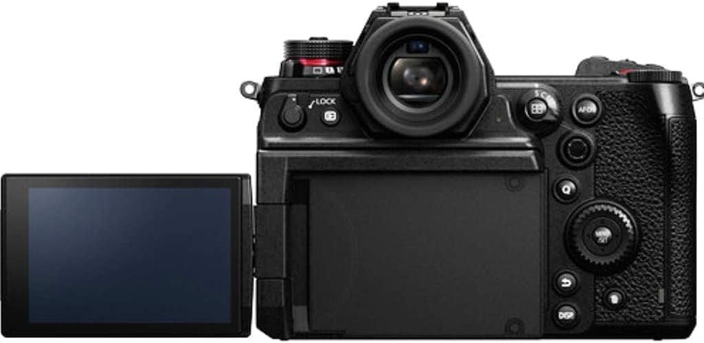 Panasonic DC-S1HE-K spiegellose Vollformatkamera, 6K Videoaufnahmen mit Flip Screen (Vollbildaufnahm