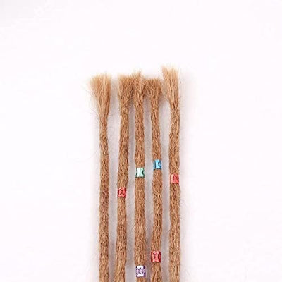 100% Echthaar Dreadlock Extensions 20 Zoll 5 Stränge/Pack Handgemachte Crochet Dreadlocks Extension