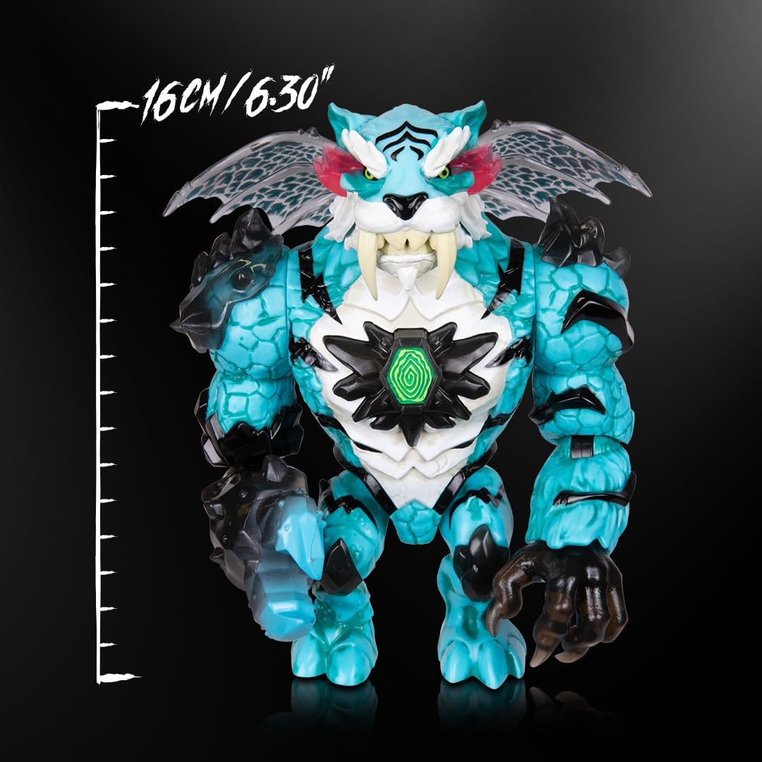 MrBeast Lab – Collector-Figur – Apex-Sammelfigur Tiger; 15,8 cm gross; extrem detailliert; Premium-V