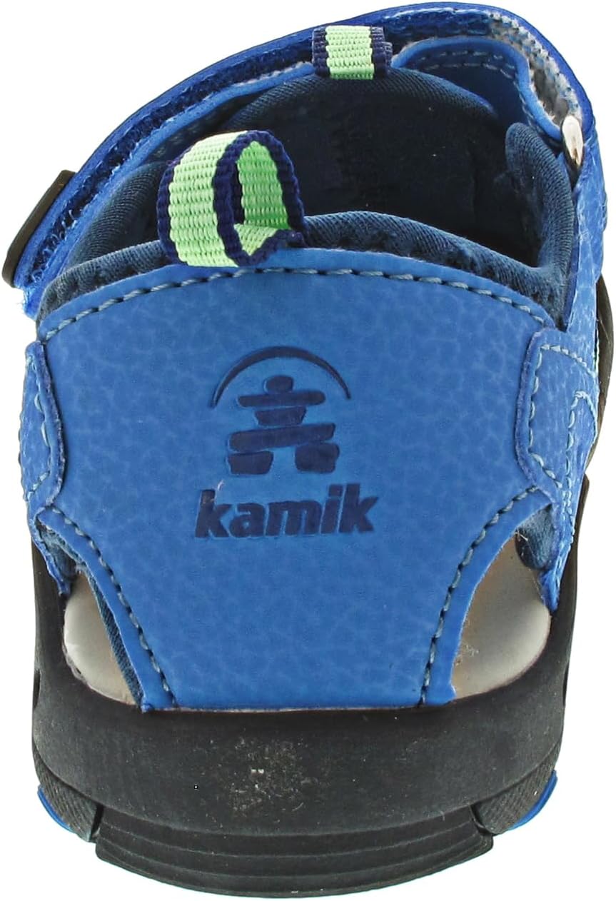 KAMIK Unisex-Kinder Crab Geschlossene Sandalen 25 EU Blue Green, 25 EU Blue Green