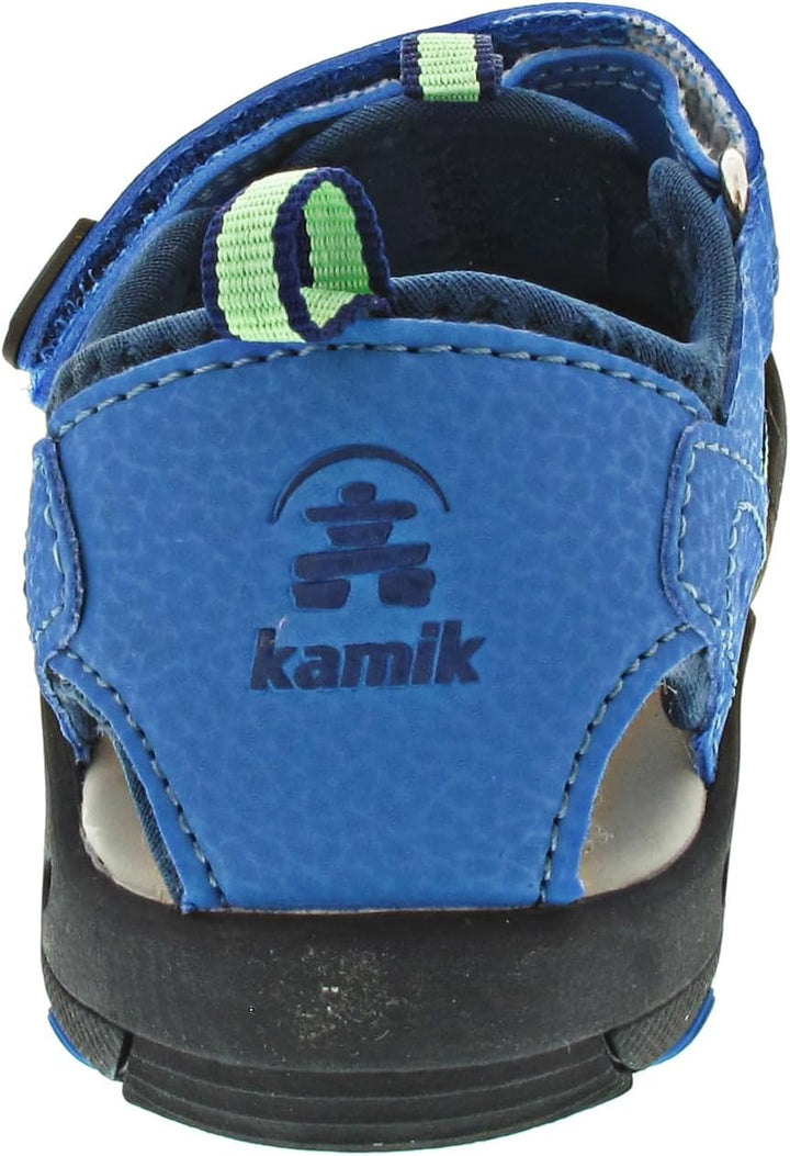 KAMIK Unisex-Kinder Crab Geschlossene Sandalen 31 EU Blue Green, 31 EU Blue Green