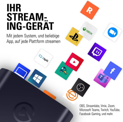 Elgato HD60 X - Streamen und aufzeichnen in 1080p60 HDR10 oder 4K30 mit ultraniedriger Latenz auf PS