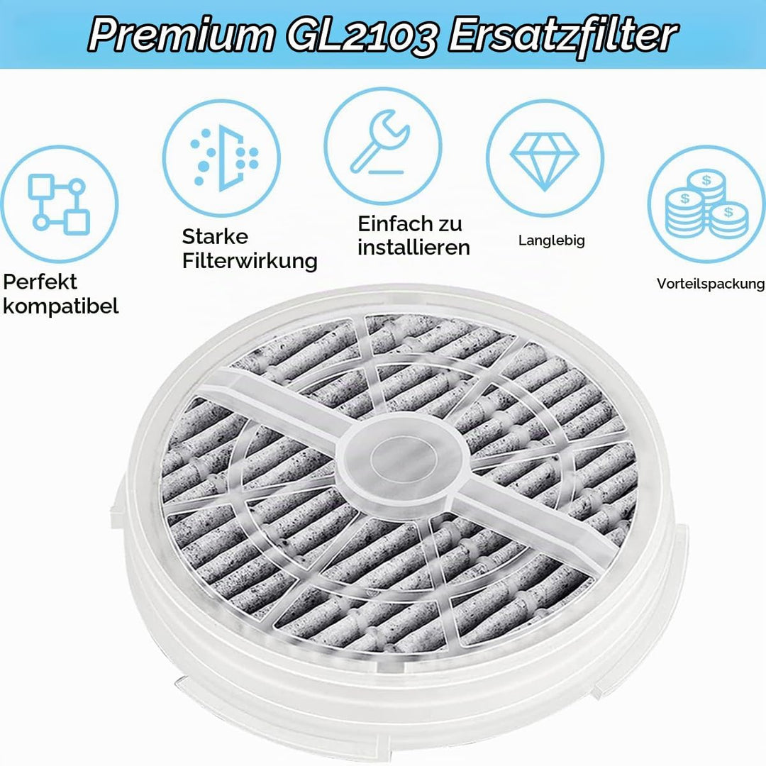 EATBALE GL-2103 Luftfilter HEPA Ersatzfilter für SHENGDELONG RIGOGLIOSO Luftreiniger GL2103, für JIN