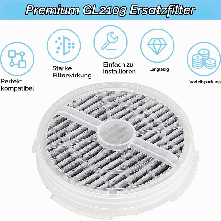 EATBALE GL-2103 Luftfilter HEPA Ersatzfilter für SHENGDELONG RIGOGLIOSO Luftreiniger GL2103, für JIN