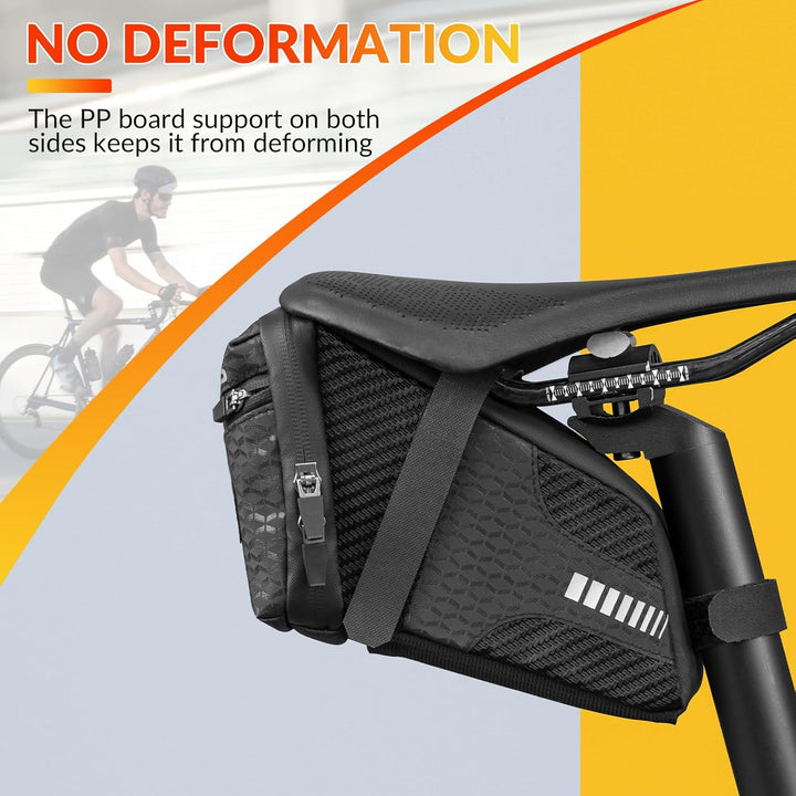 ROCKBROS Fahrrad Satteltasche Fahrradsitz Tasche für MTB Rennrad Faltrad ca.1,5L