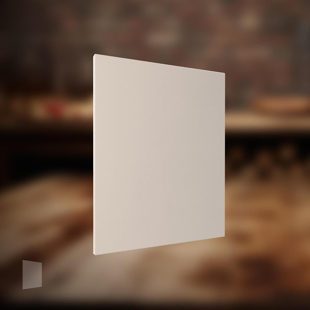 CLP Pizzastein eckig aus Cordierit mit Rezeptbuch für Backofen &amp; Grill 38x30 cm I Einzeln oder als S