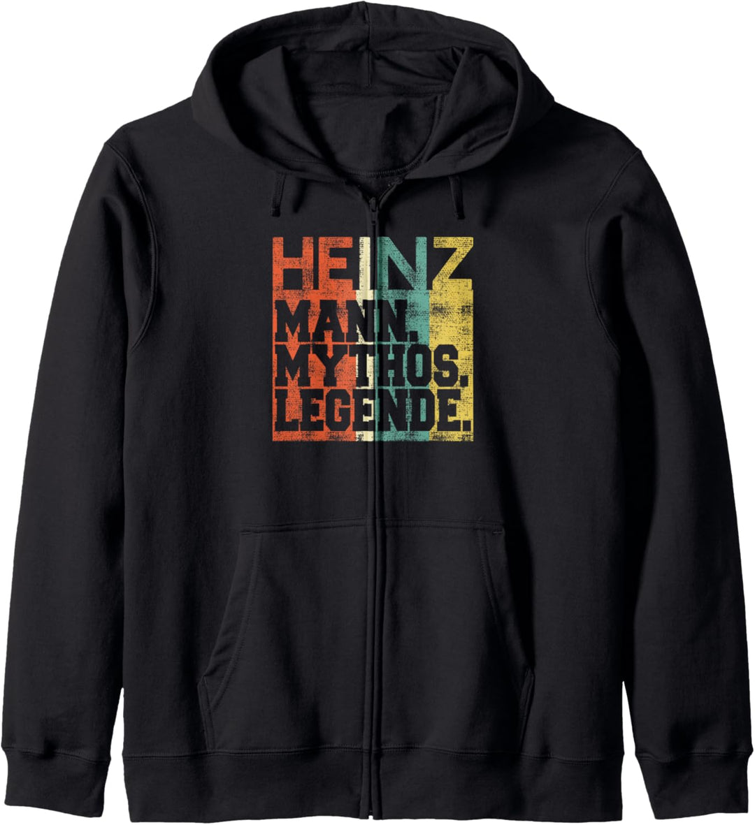 Retro Heinz Mann Mythos Legende Geburtstag Kapuzenjacke