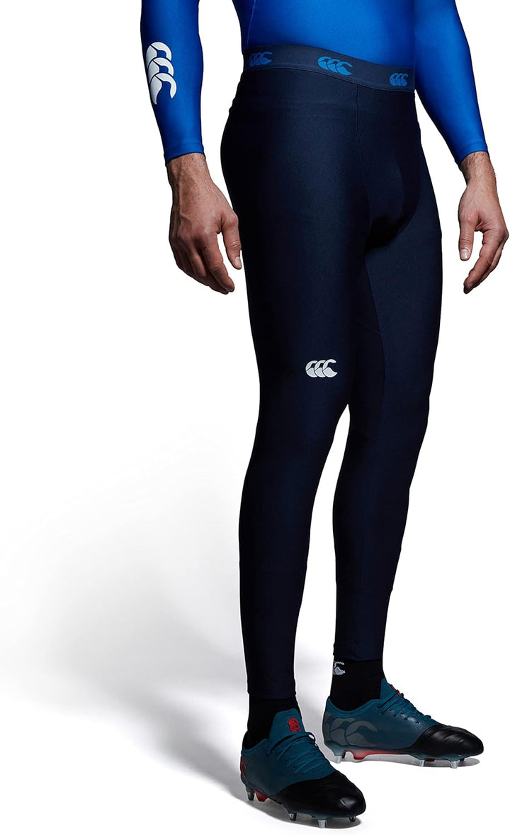 Canterbury Herren Kompressionsleggings Thermoreg Baselayer, Navy
