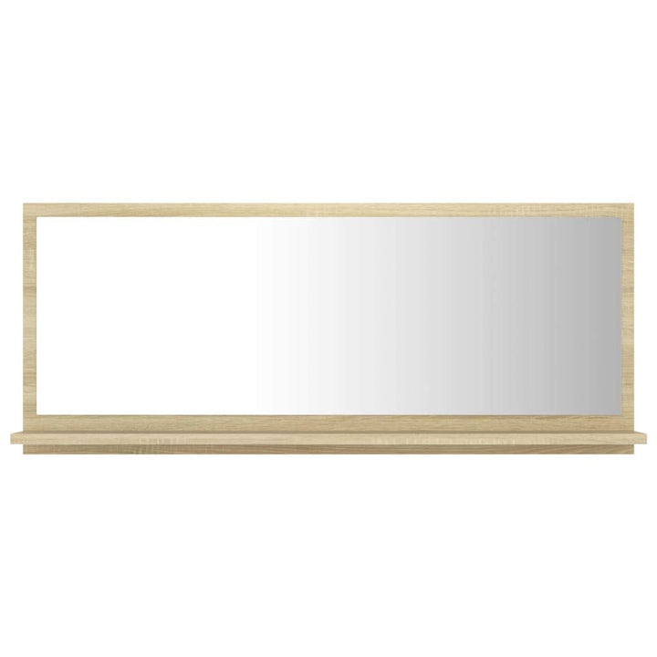 vidaXL Badspiegel Sonoma-Eiche 90x10,5x37 cm Holzwerkstoff Sonoma Eiche 90 x 10.5 x 37 cm, Sonoma Ei