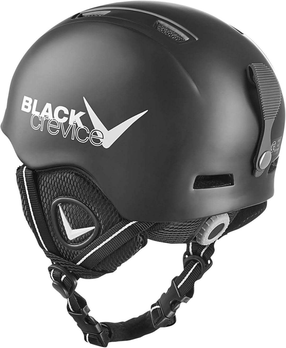 Black Crevice Kinder-Skihelm Stubai I Kinder Ski-Helm in sportlichem Design I stossfester Skihelm Mä