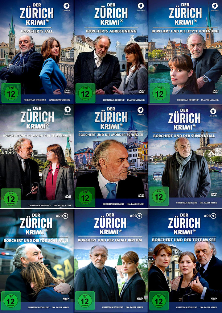 Der Zürich Krimi (Folge 1-9) + (Folge 11+12) Bundle [11-DVD], DVD