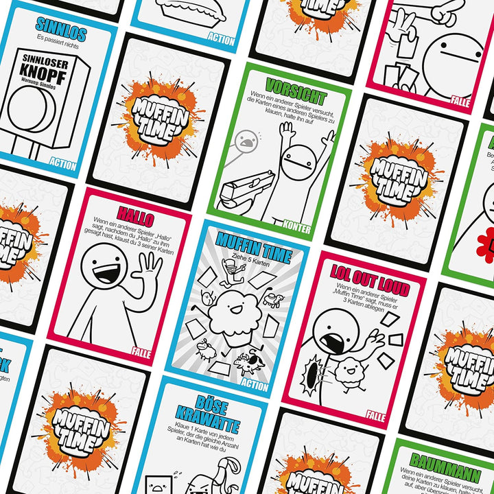 Big Potato Muffin Time: EIN verrücktes Kartenspiel für Erwachsene und Kinder