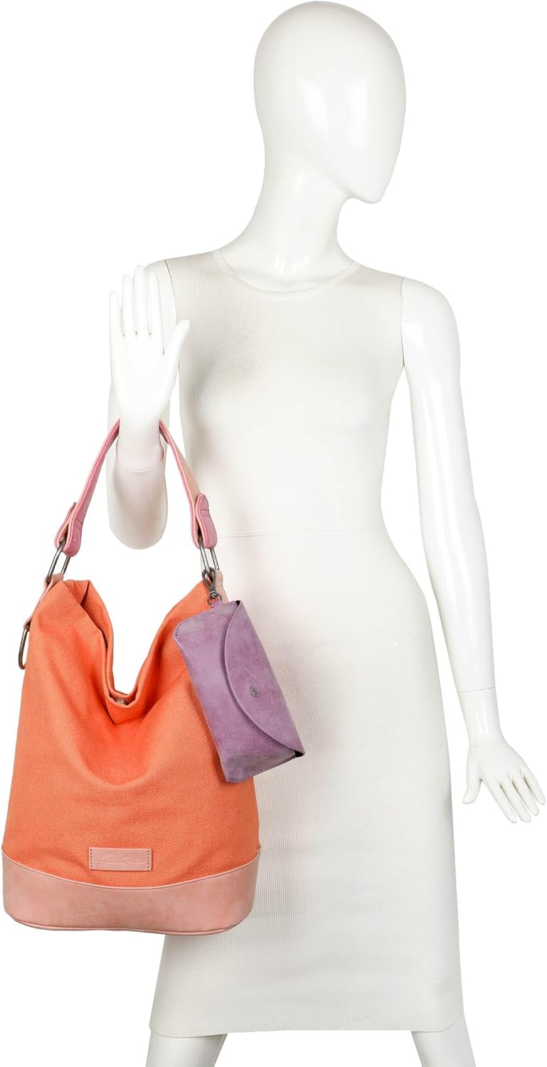 Fritzi aus Preussen Damen Izzy07 Canvas Hobo-Tasche Fruity, Fruity