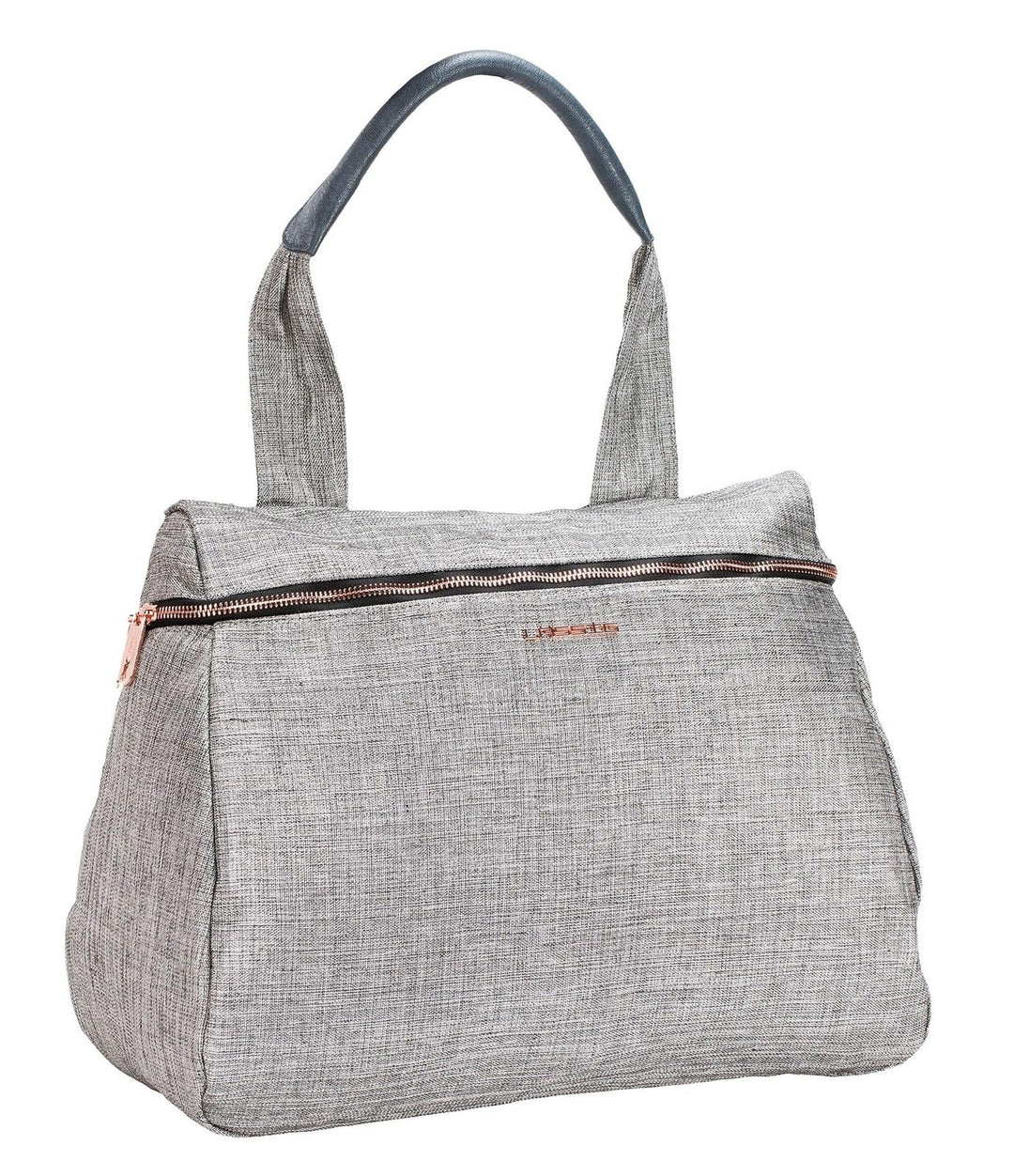 LÄSSIG Baby Wickeltasche Handtasche Stylischer Wickelrucksack inkl. Wickelzubehör/Glam Rosie Bag Sil