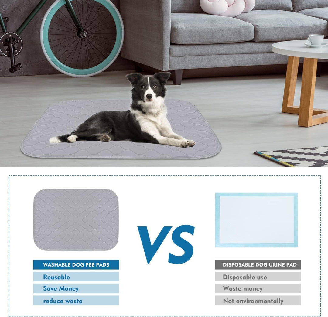 Nobleza Wiederverwendbar Welpenunterlagen Matte, 2Pack Waschbar Haustier Urinunterlage, Puppy Traini