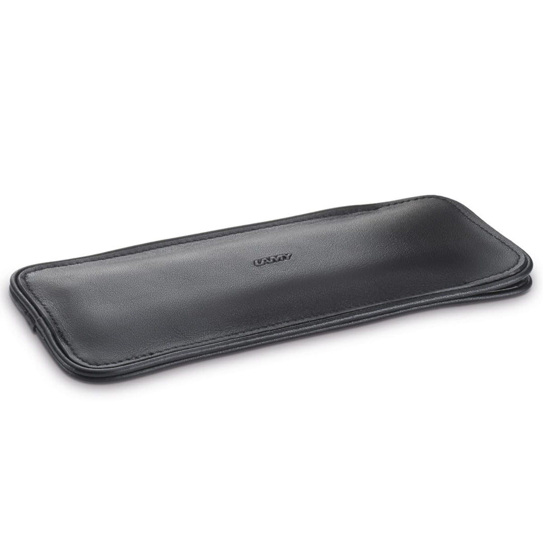 Lamy 1233084 A 401 Lederwaren – Hochwertiges Kalbsleder-Etui 859 in der Farbe Schwarz - Für zwei Sch