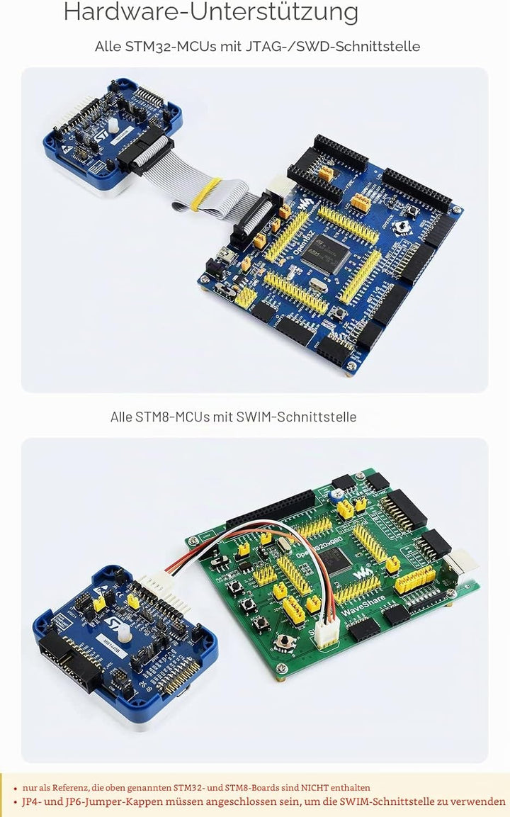Waveshare STLINK-V3SET Modular in-Circuit Debugger and Programmer for STM32/STM8 Microcontrollers St