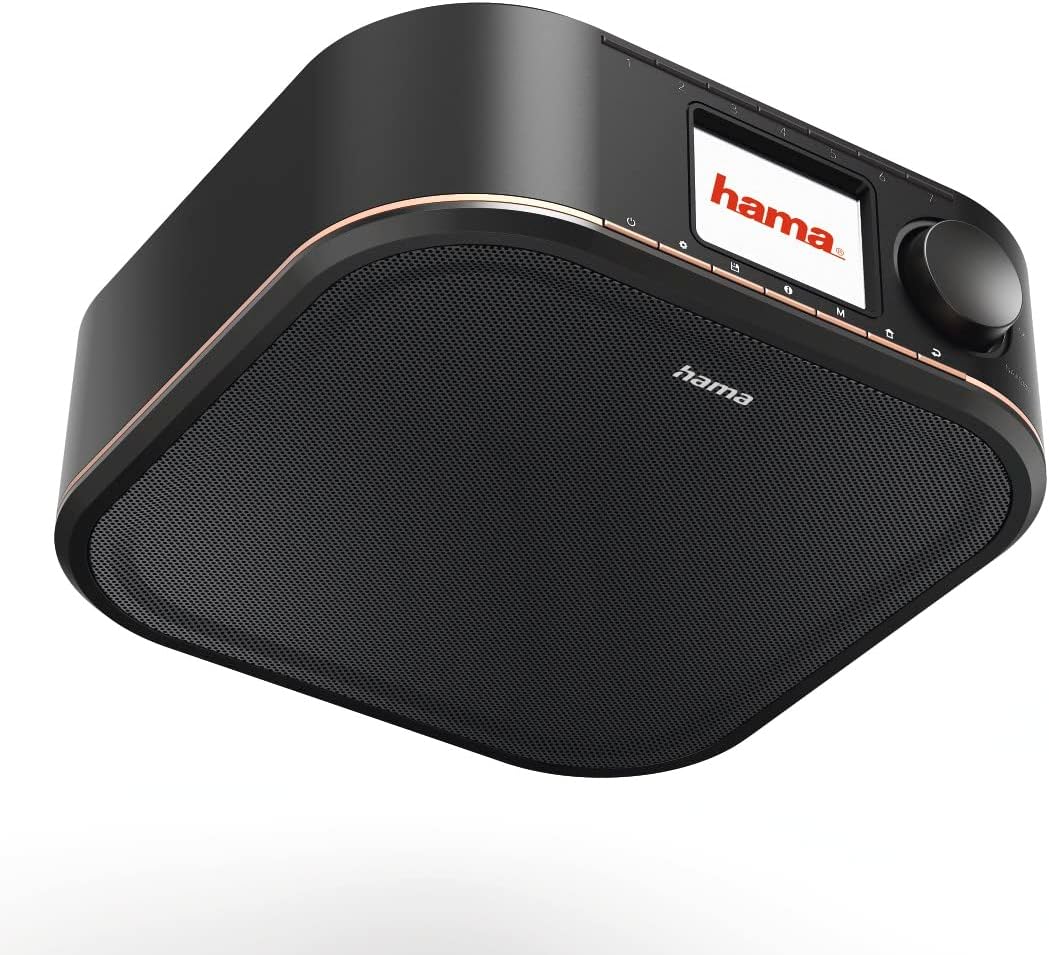 Hama Digitalradio für FM/DAB/DAB+ Empfang, DR350, unterbaufähig (Unterbau-Küchenradio, Farbdisplay,