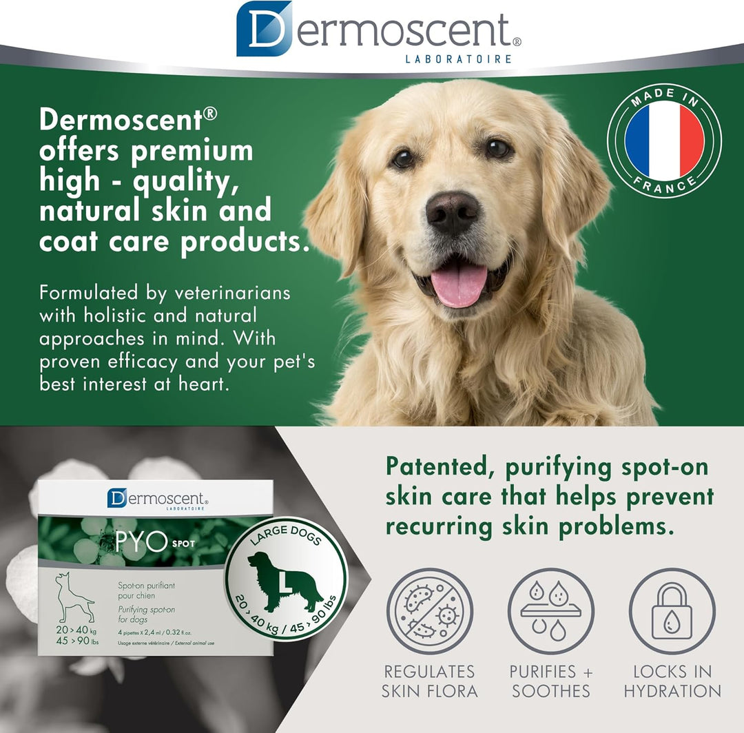 Dermoscent 920-7224 Pyospot 20kg-40kg für 4Pip Hunde