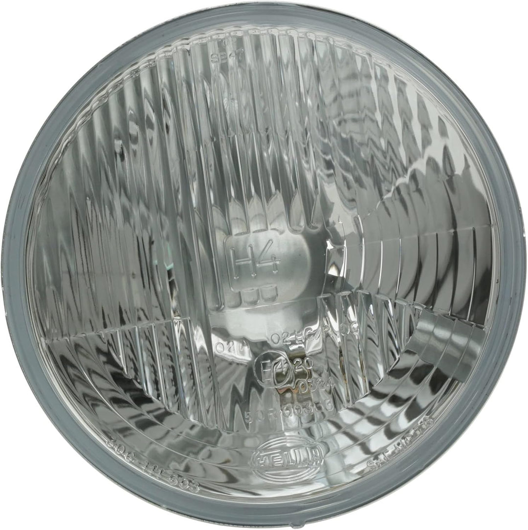 HELLA - Halogen-Scheinwerfereinsatz, Hauptscheinwerfer - 12V - Referenzzahl: 20 - Einbau - gewölbte