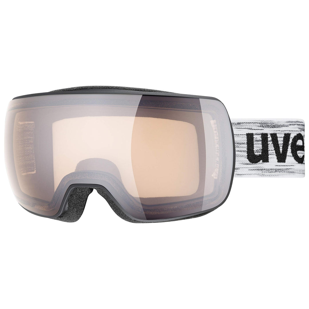 Uvex Unisex Compact V Skibrille (1er Pack) Einheitsgrösse Schwarz, Einheitsgrösse Schwarz