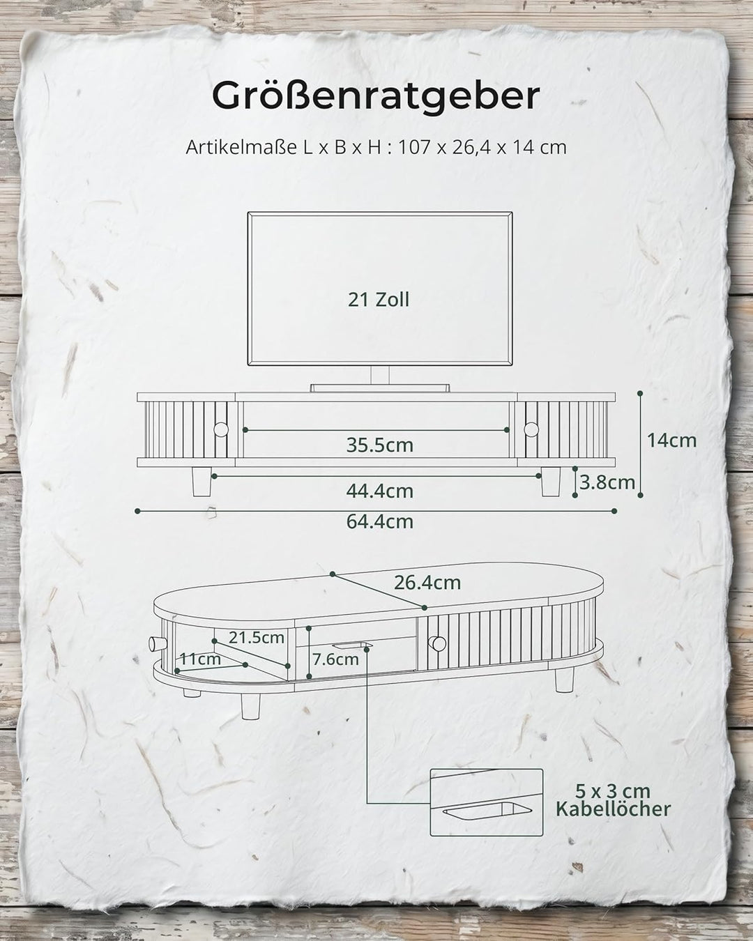 Bambus-Monitorständer mit Stauraum, gebogener Computer-Laptop-Ständer, Schreibtischregal-Organizer m