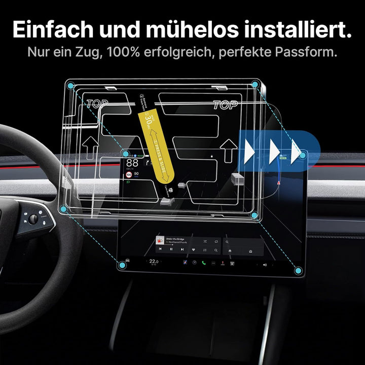15,4" + 8" Displayschutzfolie für Tesla Model 3 Highland | für Model 3 Highland 2024-2026 & Model Y